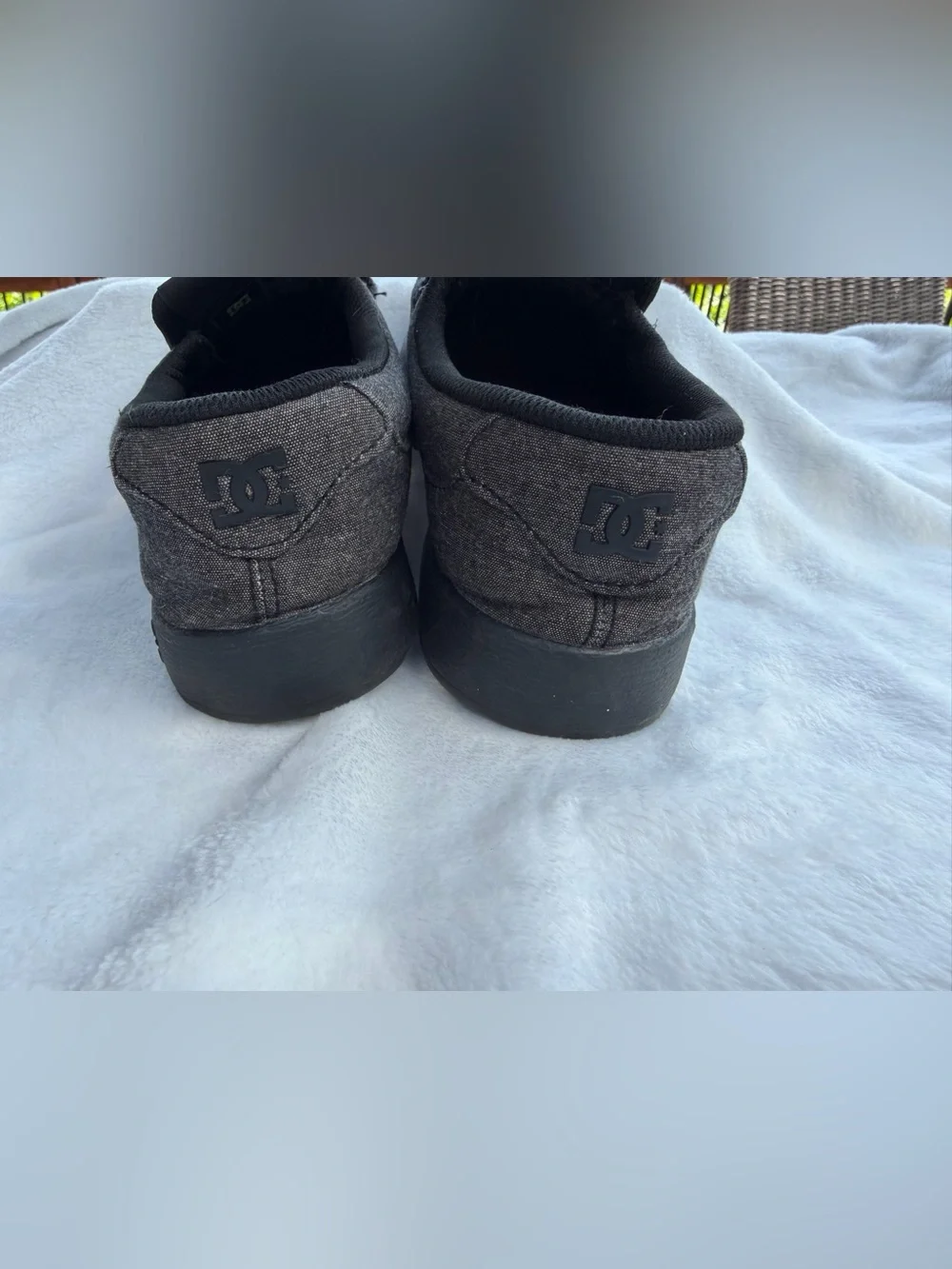 DC Shoes Villain 2 Men's Size 8 Dark Grey Slip On Skate Loafers Moccasin Sneaker